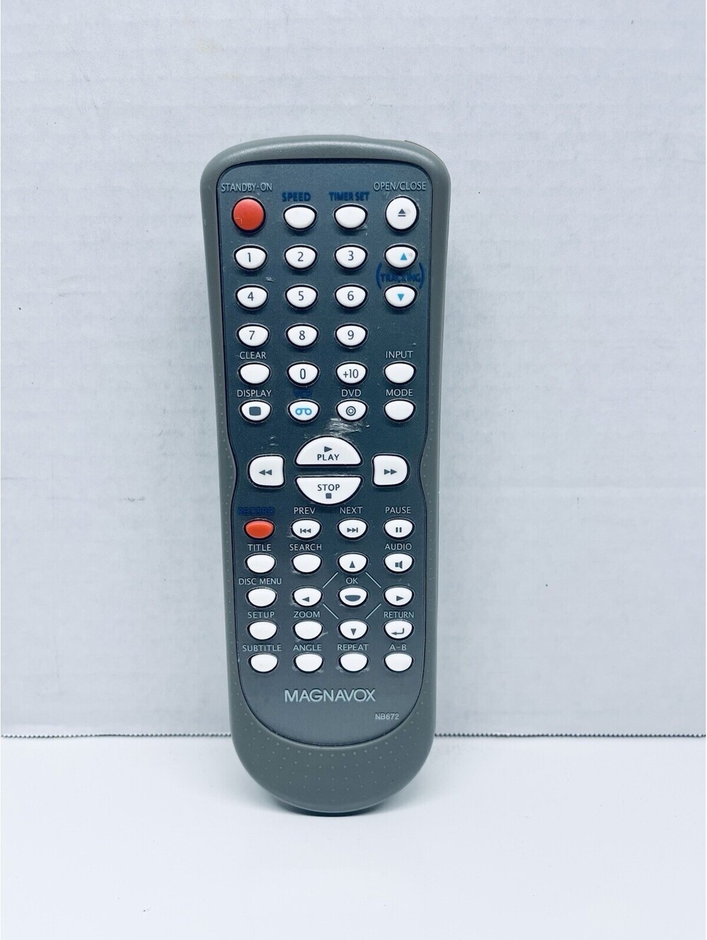 Magnavox NB672 (OEM) Remote Control For DV226MG9, DV225MG9A, DV225MG9